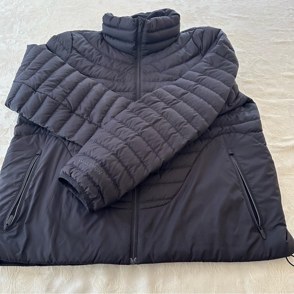 Size 12 thin black Lululemon puffer jacket - worn only a few times